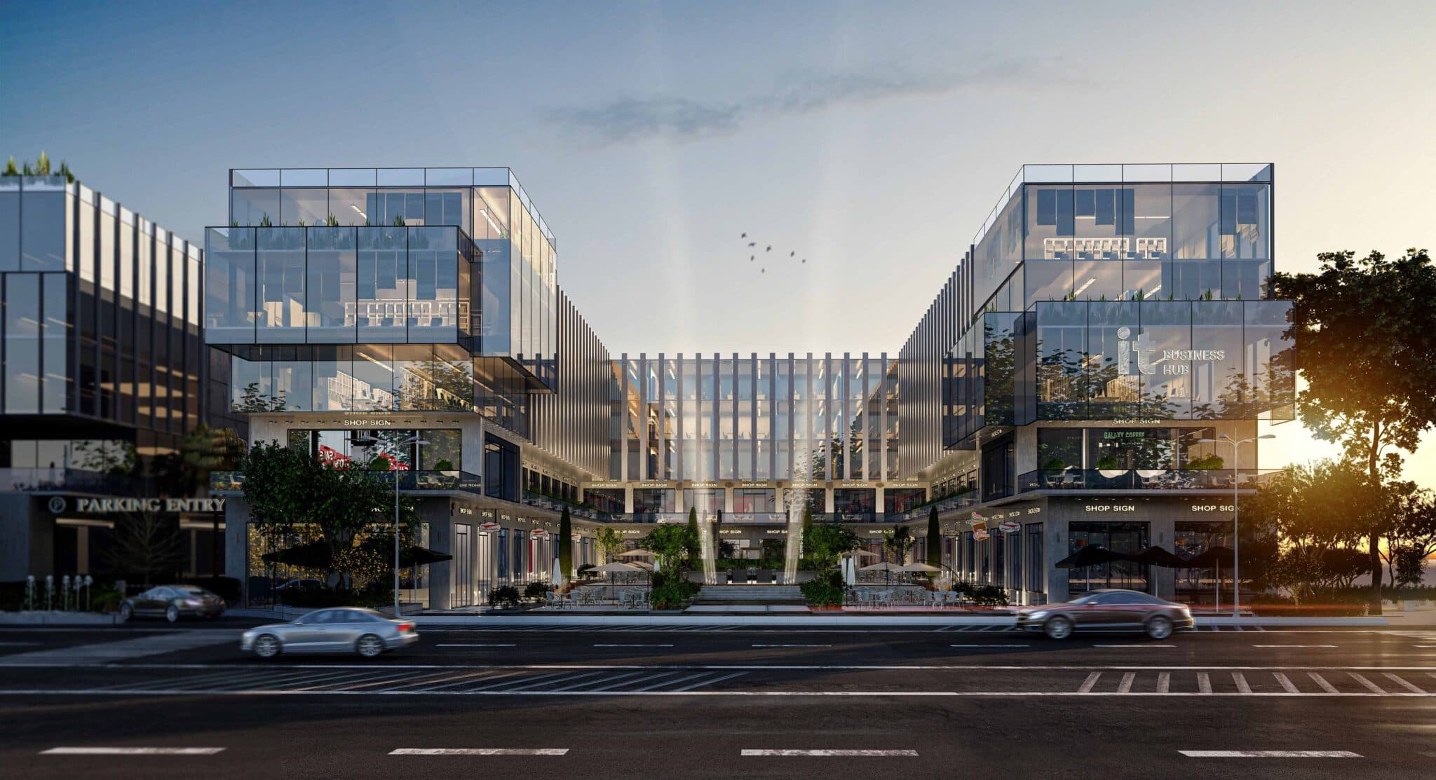 A 122 m² Administrative Unit in It Business Hub by Upwyde Developments