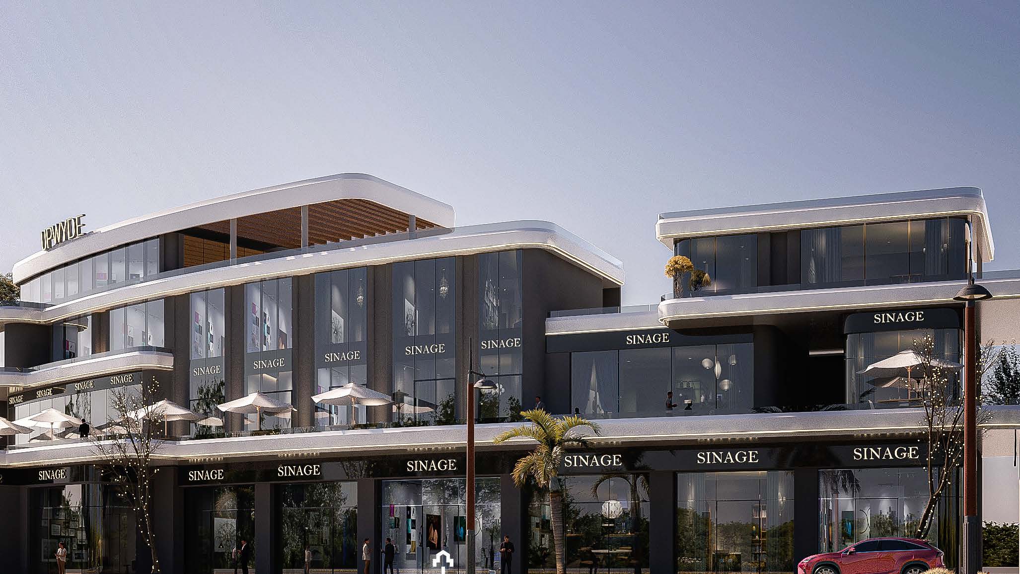 A 114 m² Retail Unit in White Walk by Upwyde Developments