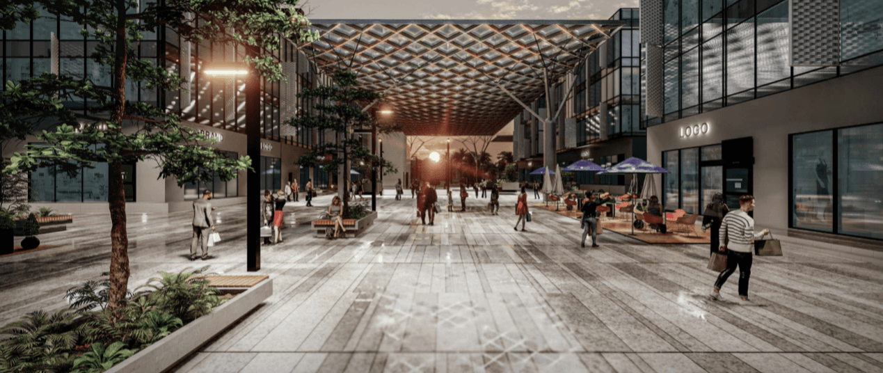 A 140 m² Administrative Unit in Golden Gate by Redcon for Offices and Commercial Centers