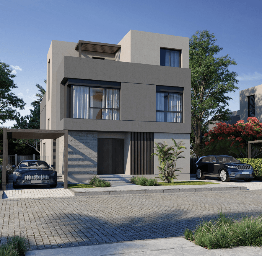 A 4 Bedroom Townhouse in The Valleys by Hassan Allam Properties