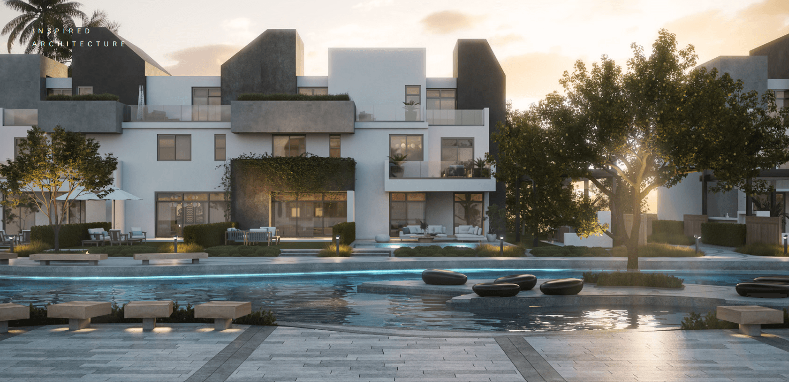 A 4 Bedroom Duplex in Rivers by Tatweer Misr