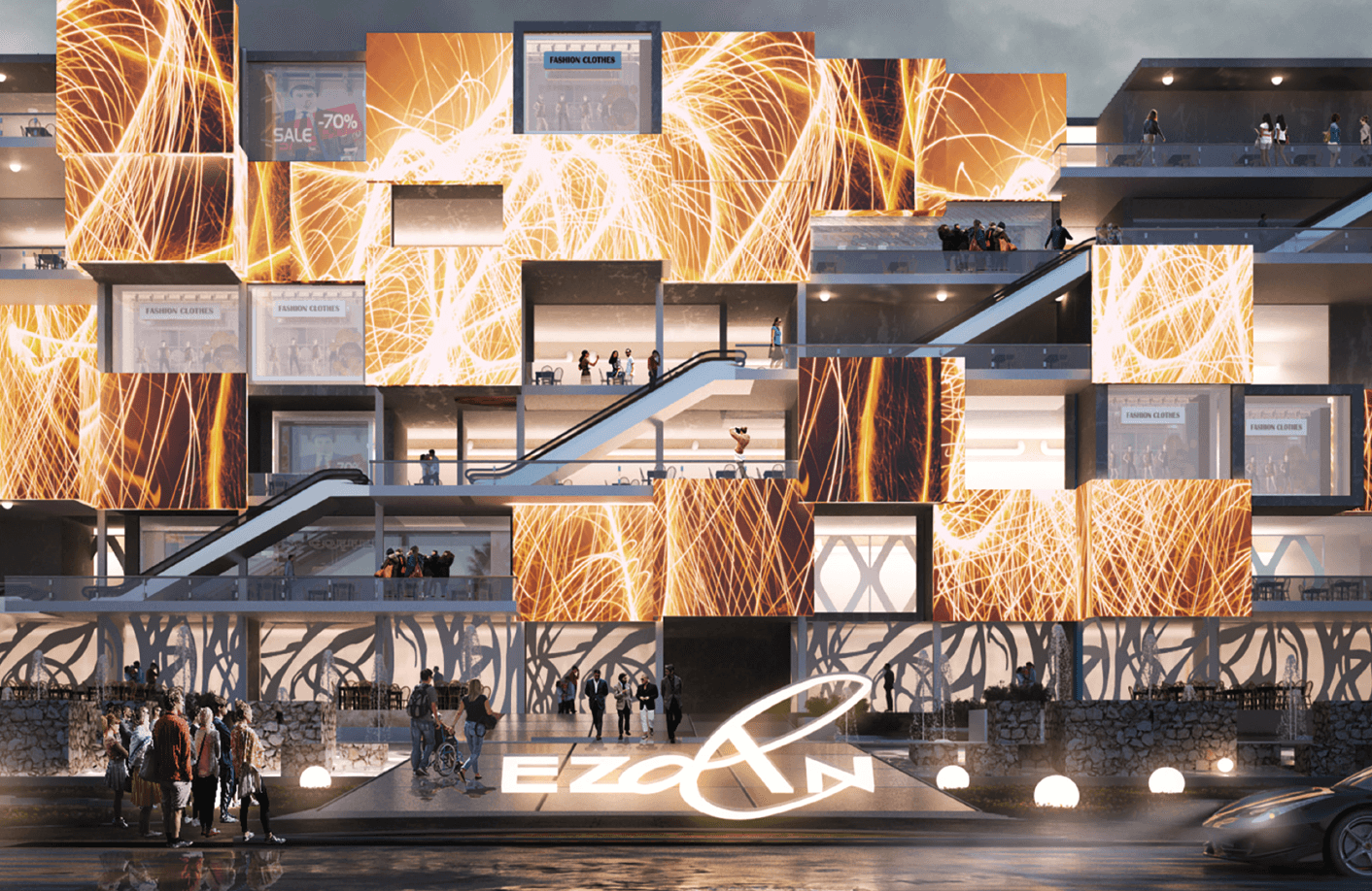 A 107 m² Retail Unit in Ezdan by Taj Misr Developments