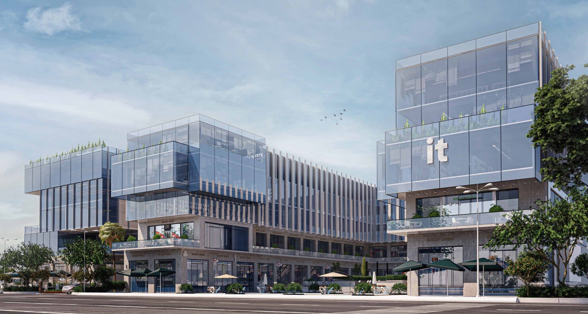 A 122 m² Administrative Unit in It Business Hub by Upwyde Developments