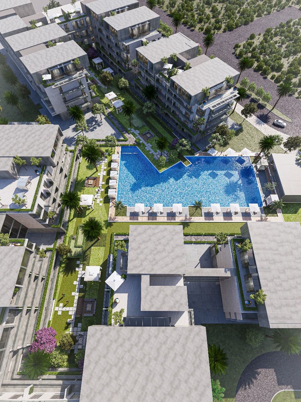 A Studio in The Red Residence by Al - Borouj Misr Developments Group (ABM)