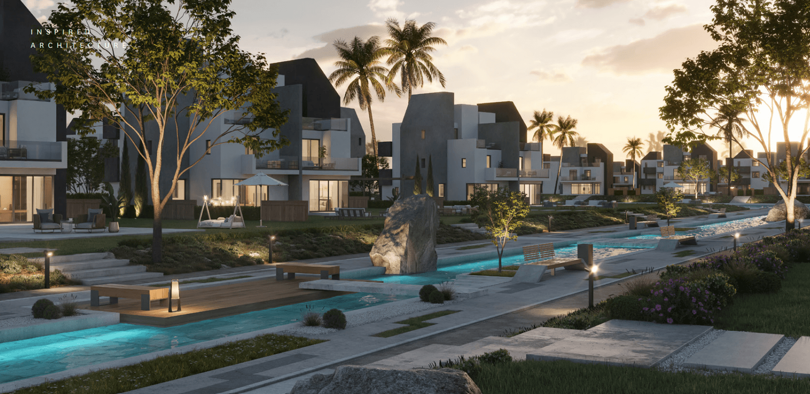 A 4 Bedroom Duplex in Rivers by Tatweer Misr