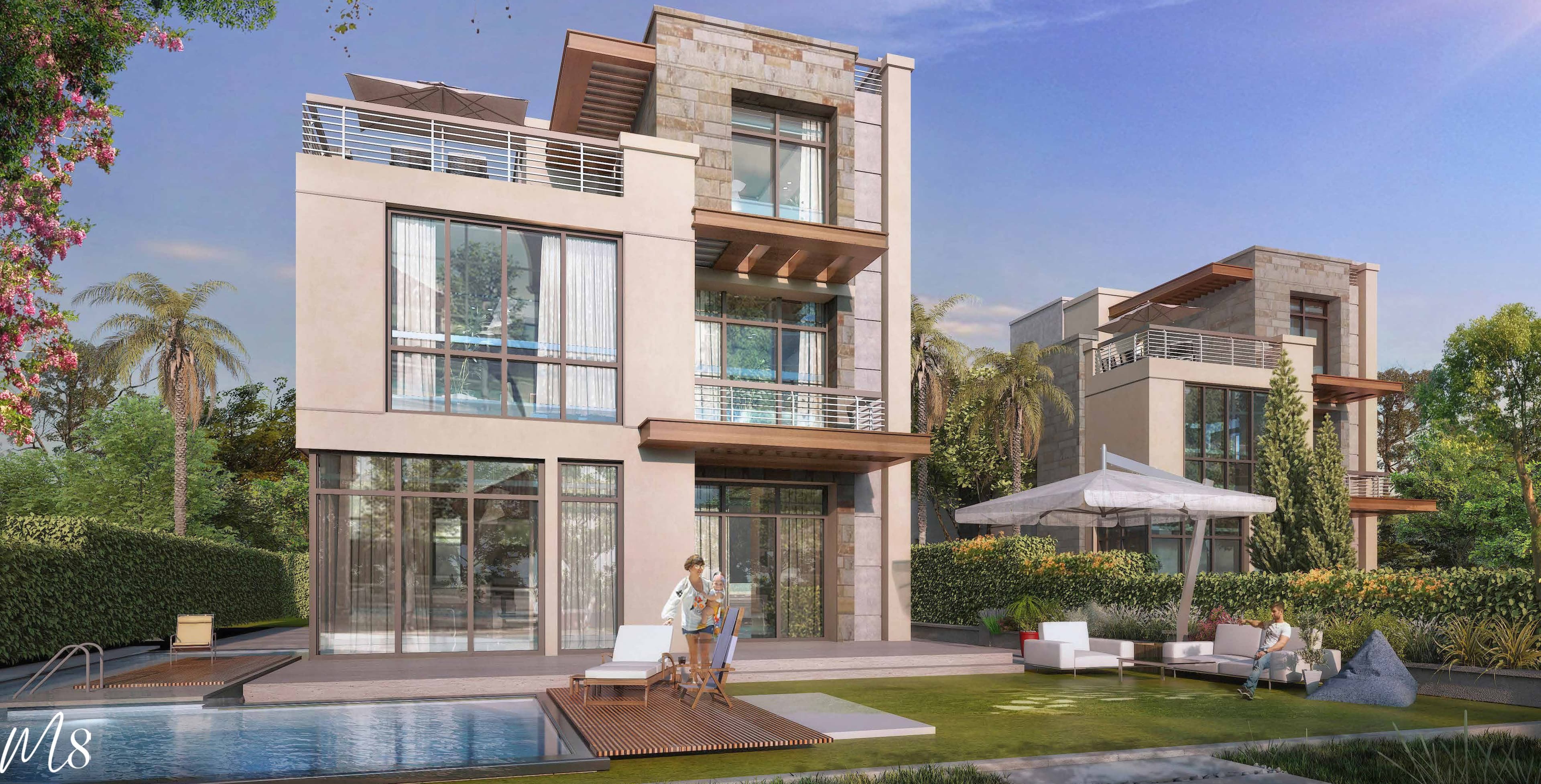A 2 Bedroom Penthouse in Marina 8 By The Lake by Saudi Egyptian Developers (SED)
