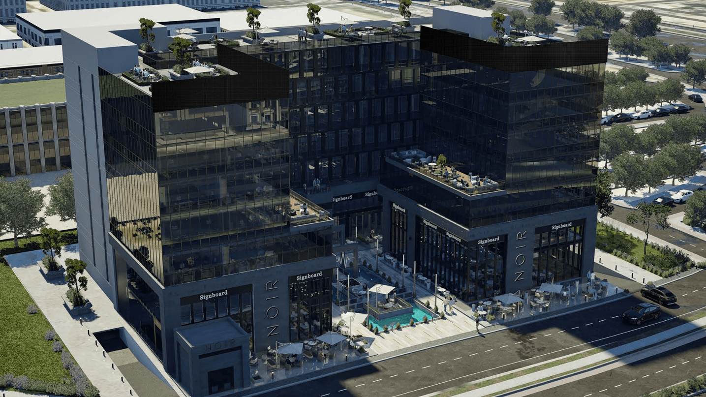 A 107 m² Administrative Unit in Noir by Living Yards Developments