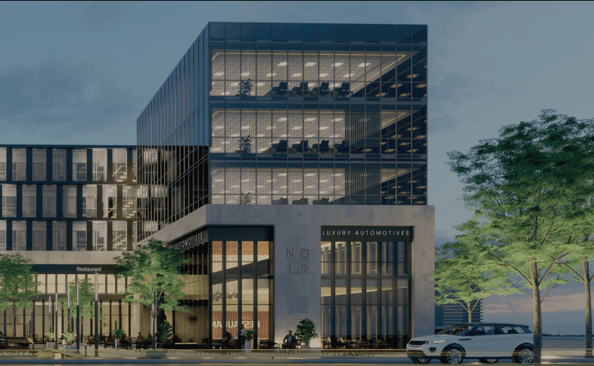 A 107 m² Administrative Unit in Noir by Living Yards Developments