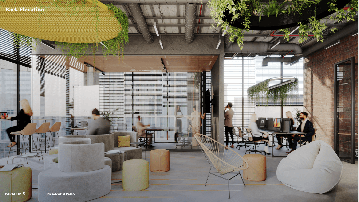 A 108 m² Administrative Unit in Paragon 3 by Paragon Development