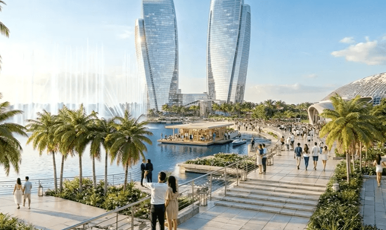 A 1 Bedroom Apartment in The Spine by Talaat Moustafa Group (TMG) Holding