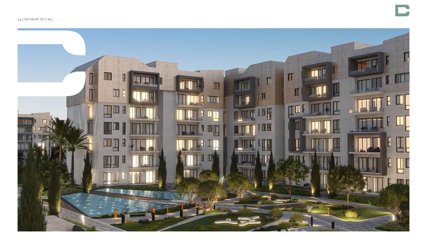 A 3 Bedroom Apartment in Courtyard-Bloomfields by Tatweer Misr