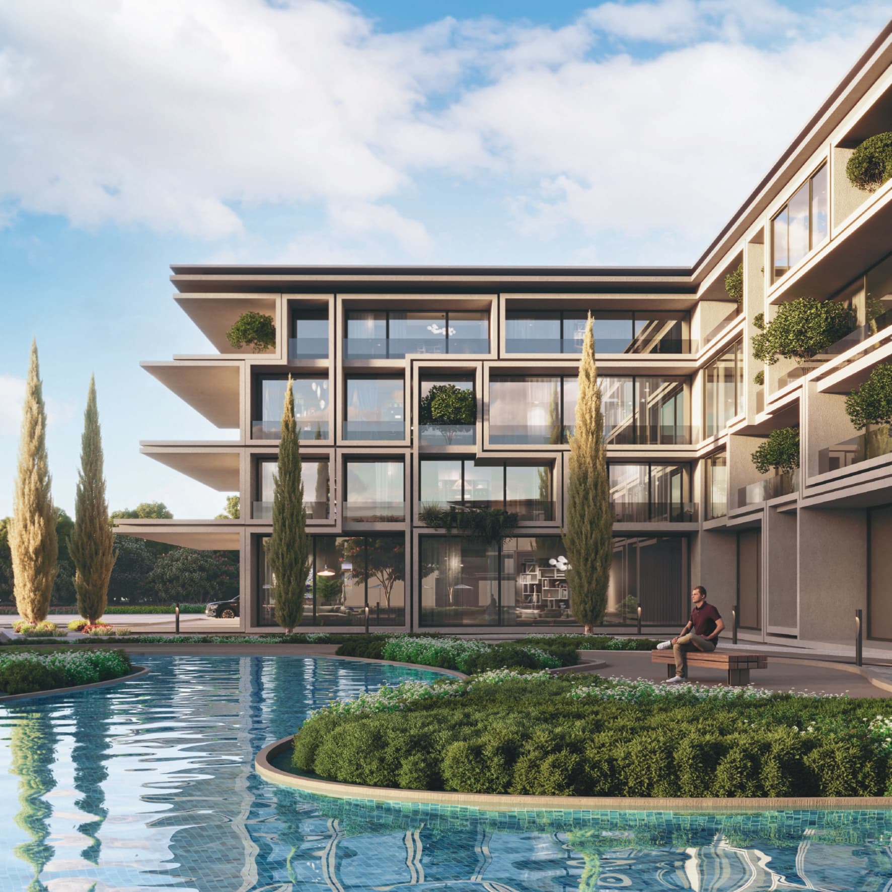 A 1 Bedroom Apartment in The V Residence - Villagio by Modon Egypt