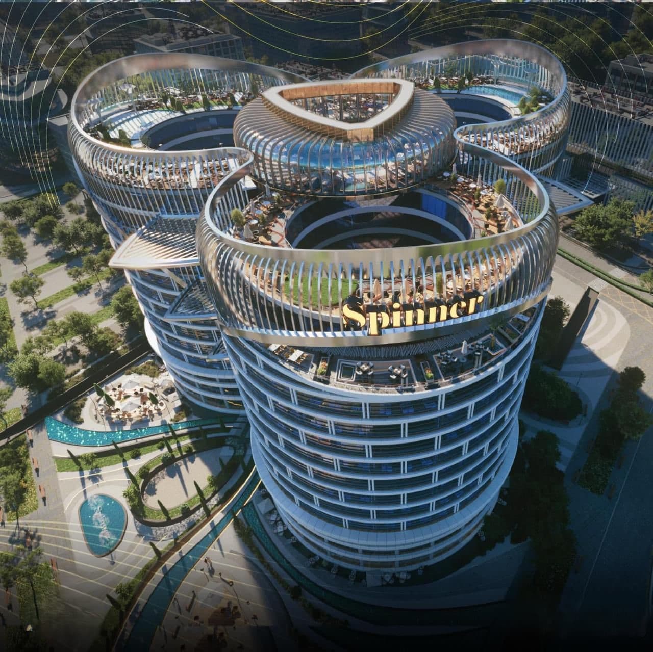 A 0 Bedroom Administrative in Spinner Tower by Radix Development