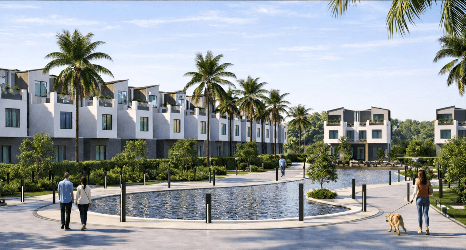 A 4 Bedroom Villa in V residence by Dunes Development
