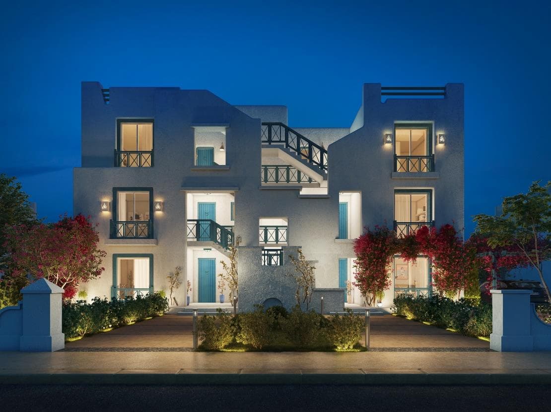 A 3 Bedroom Twinhouse in Rhodes Island by Mountain View