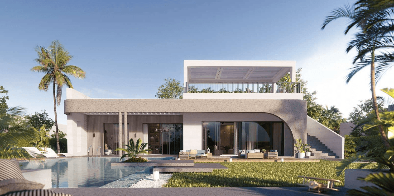 A 4 Bedroom Villa in Green Valley by Orascom Development Egypt