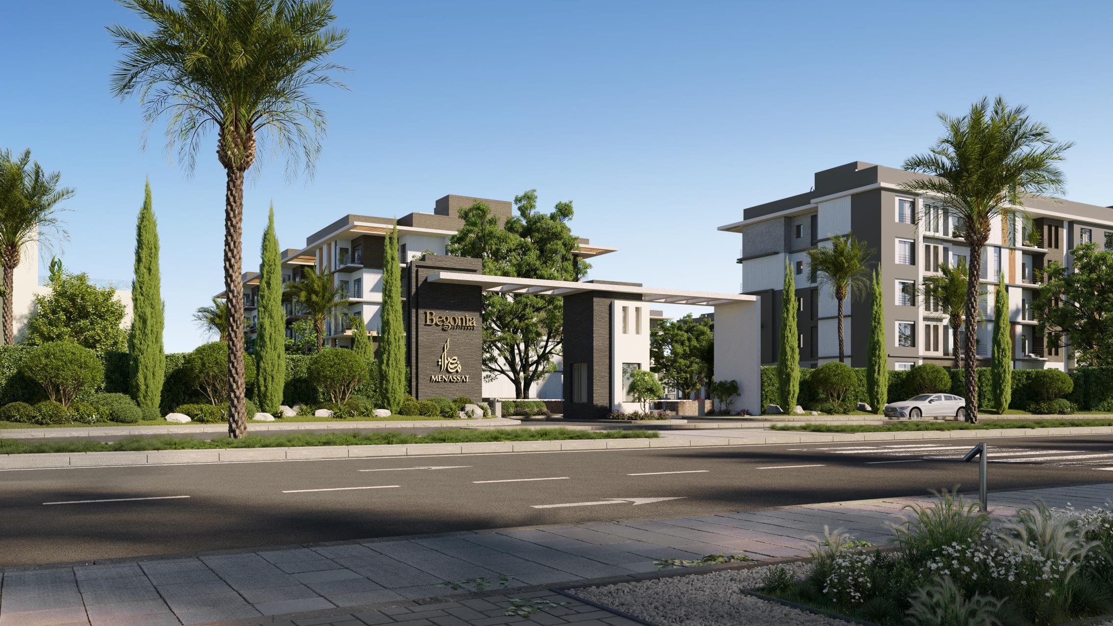 A 2 Bedroom Apartment in Begonia Residence by Menassat Developments