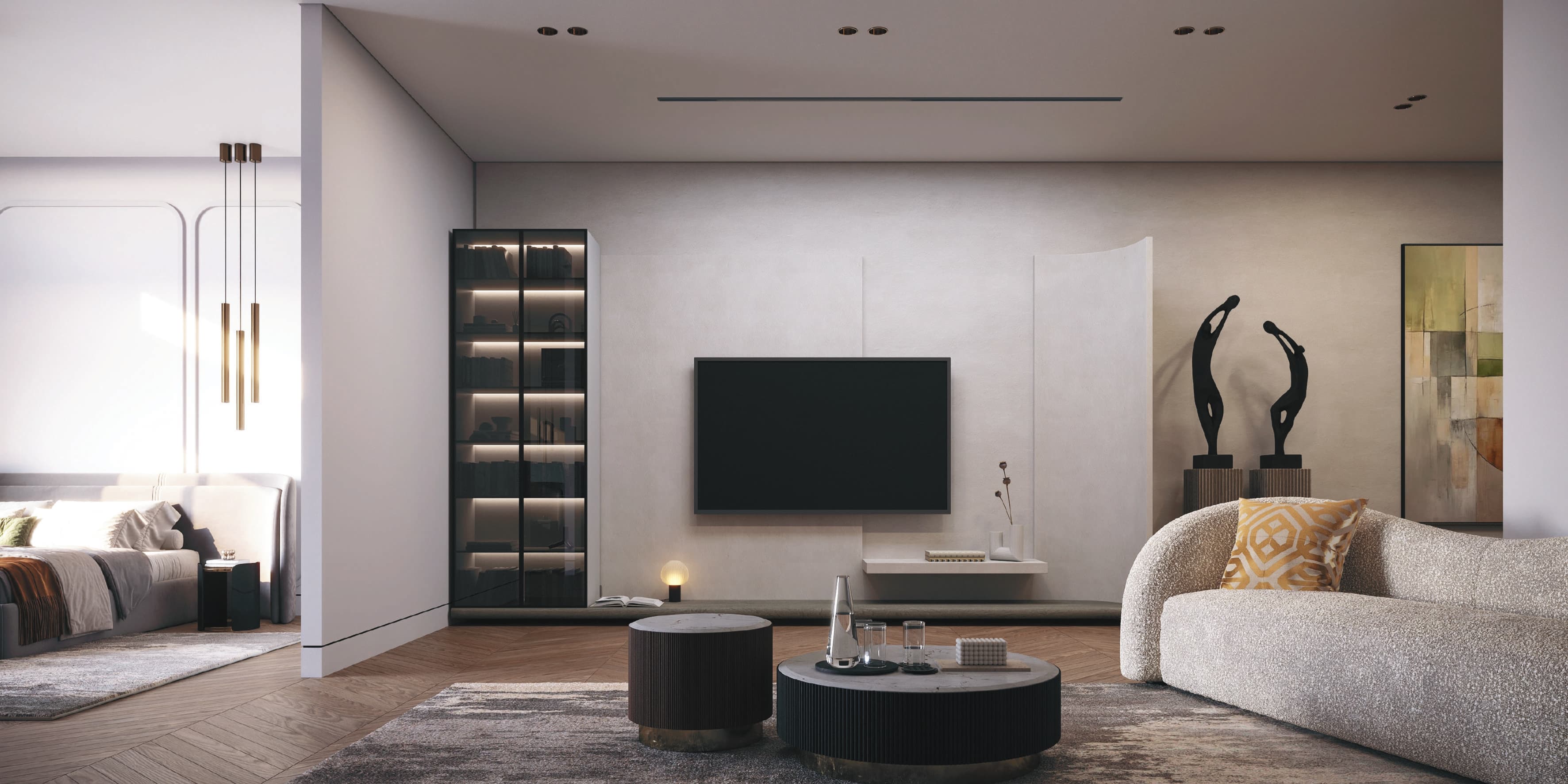 A 1 Bedroom Apartment in The V Residence - Villagio by Modon Egypt