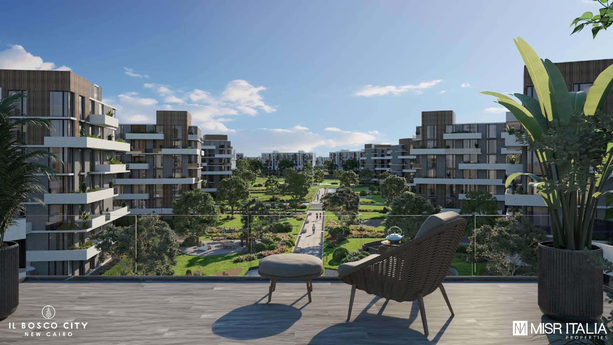 A 3 Bedroom Duplex in Il Bosco New Capital by Misr Italia Properties
