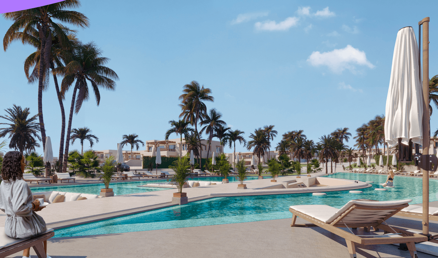 A 3 Bedroom Chalet in Hacienda Waters by Palm Hills Developments