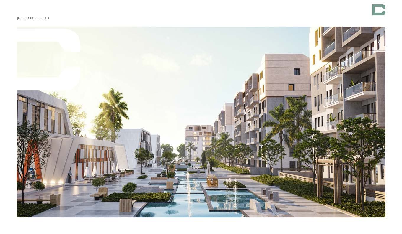 A 2 Bedroom Apartment in Courtyard-Bloomfields by Tatweer Misr