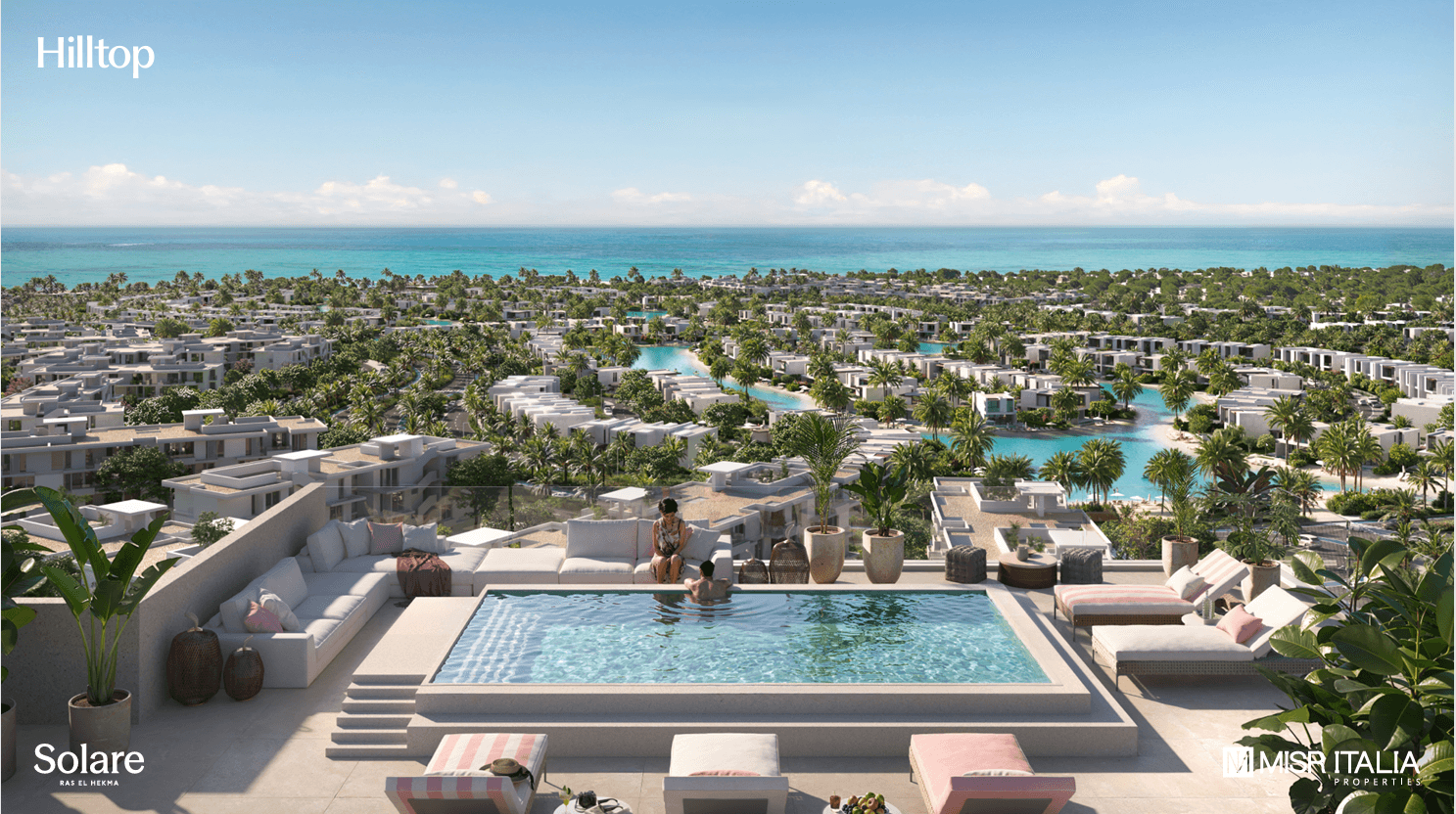 A 3 Bedroom Penthouse in Hilltop Chalets - Solare by Misr Italia Properties