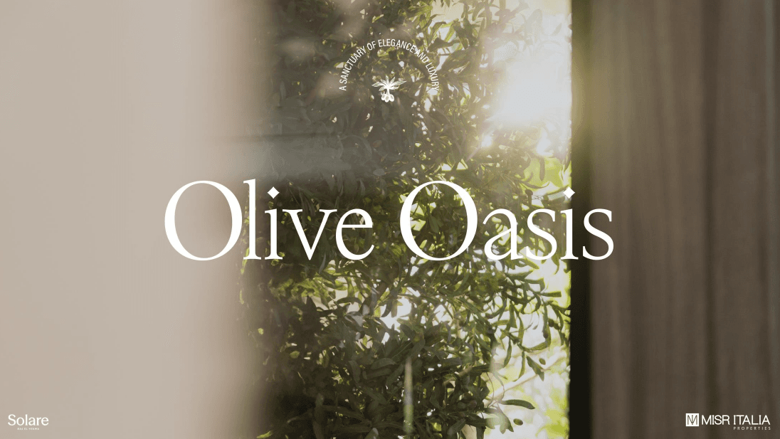 A 4 Bedroom Villa in Olive Oasis - Solare by Misr Italia Properties