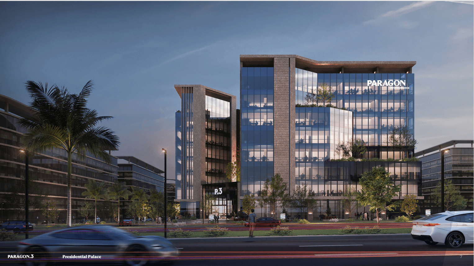 A 108 m² Administrative Unit in Paragon 3 by Paragon Development