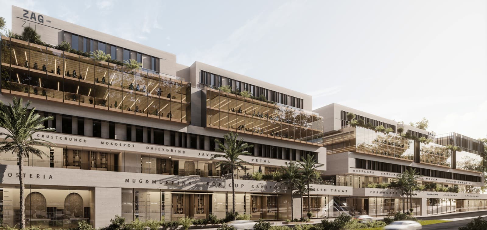 A 113 m² Administrative Unit in ZAG East by PRE Group