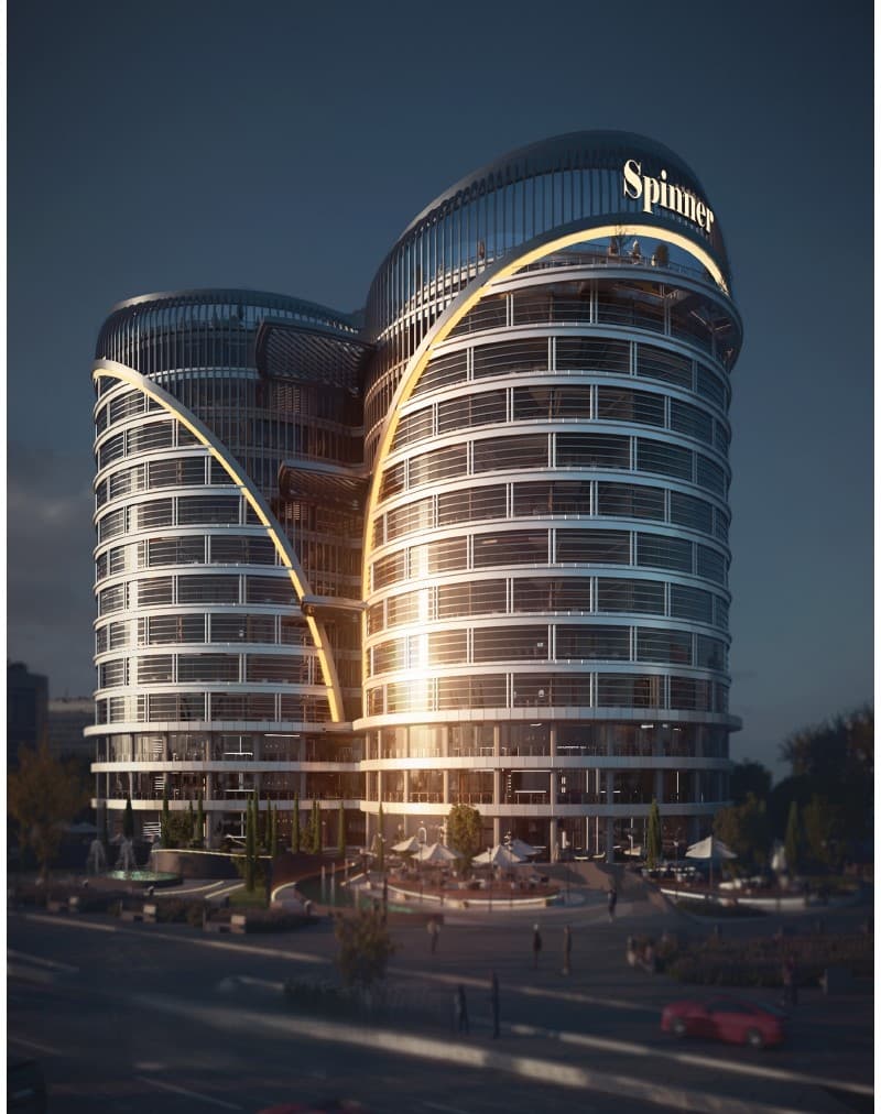 A 42 m² Retail Unit in Spinner Tower by Radix Development