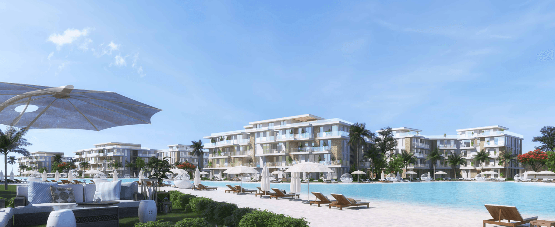 A 2 Bedroom Chalet in Diya-Azha Ras El Hekma by Madaar Development