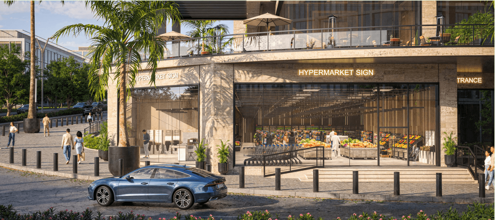 A 46 m² Retail Unit in Hubwalk by Arabco Developments