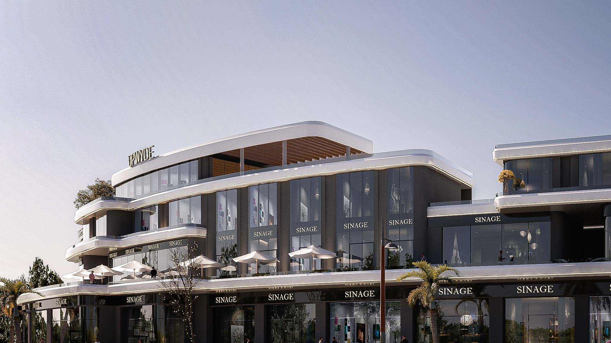 A 114 m² Retail Unit in White Walk by Upwyde Developments