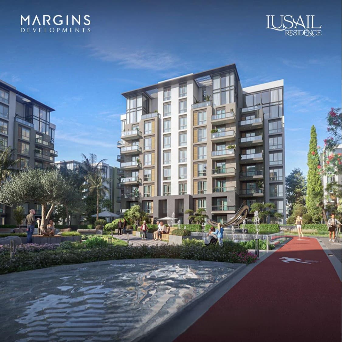 A 2 Bedroom Apartment in Lusail Residence by Margins Development
