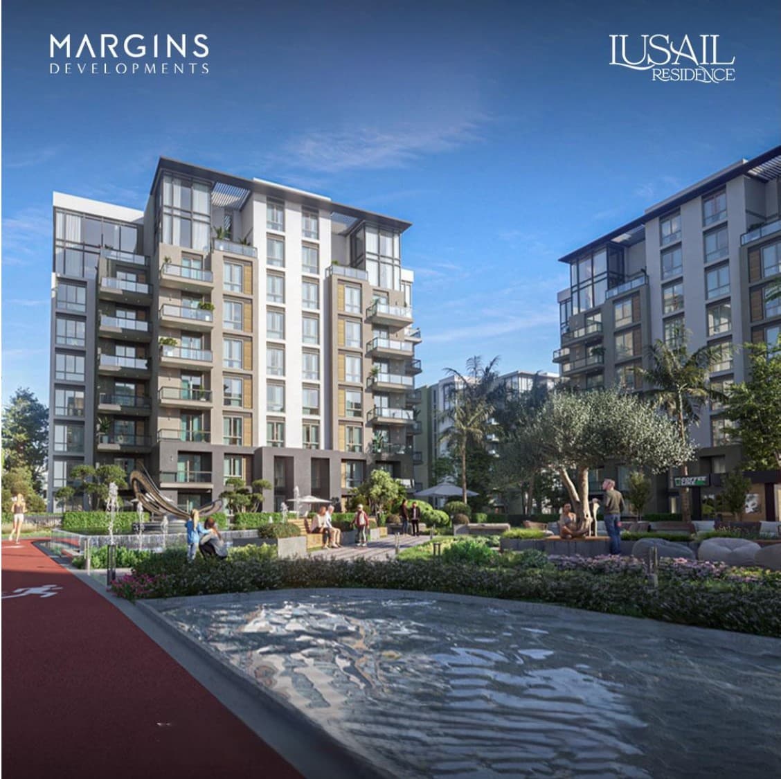 A 2 Bedroom Apartment in Lusail Residence by Margins Development
