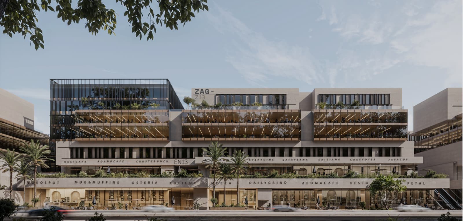 A 113 m² Administrative Unit in ZAG East by PRE Group
