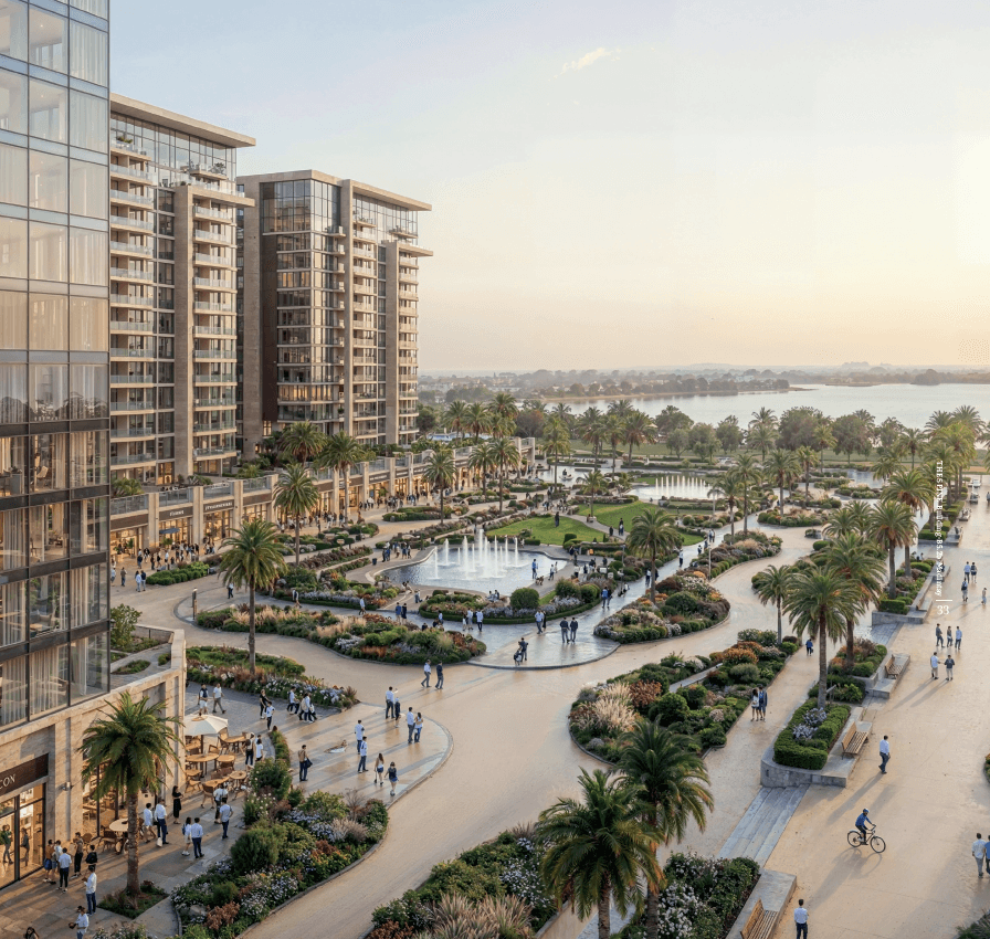 A 1 Bedroom Apartment in The Spine by Talaat Moustafa Group (TMG) Holding