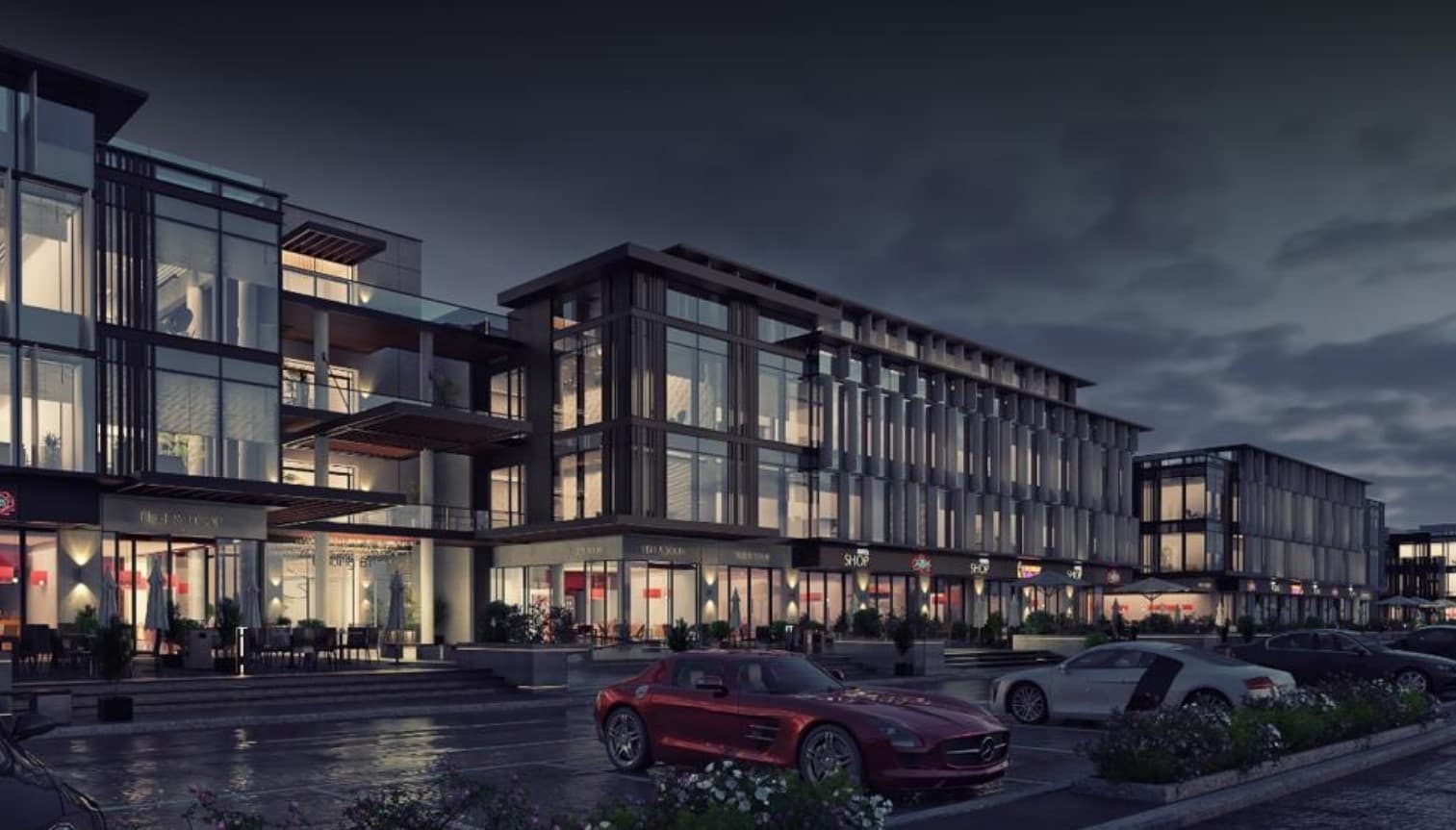 A 0 Bedroom Administrative in De joya 1 strip mall by Taj Misr Developments