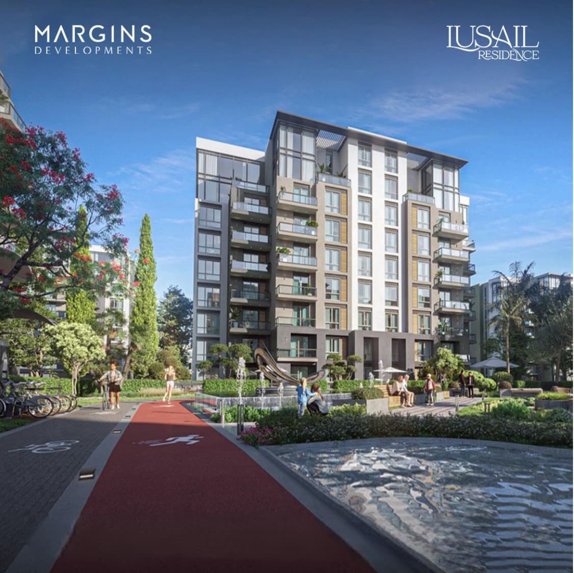 A 2 Bedroom Apartment in Lusail Residence by Margins Development