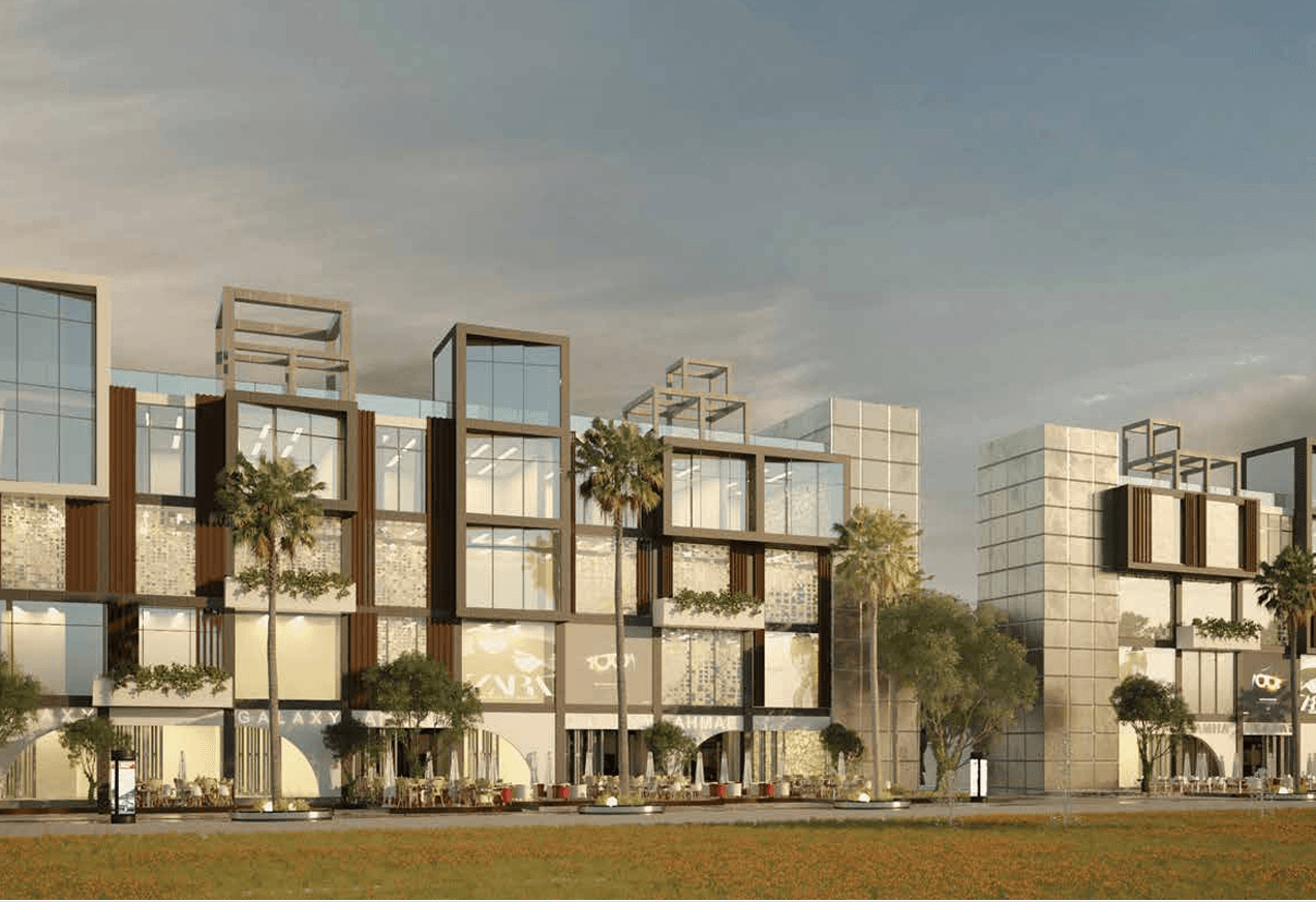 A 0 Bedroom Administrative in De joya 2 strip mall by Taj Misr Developments