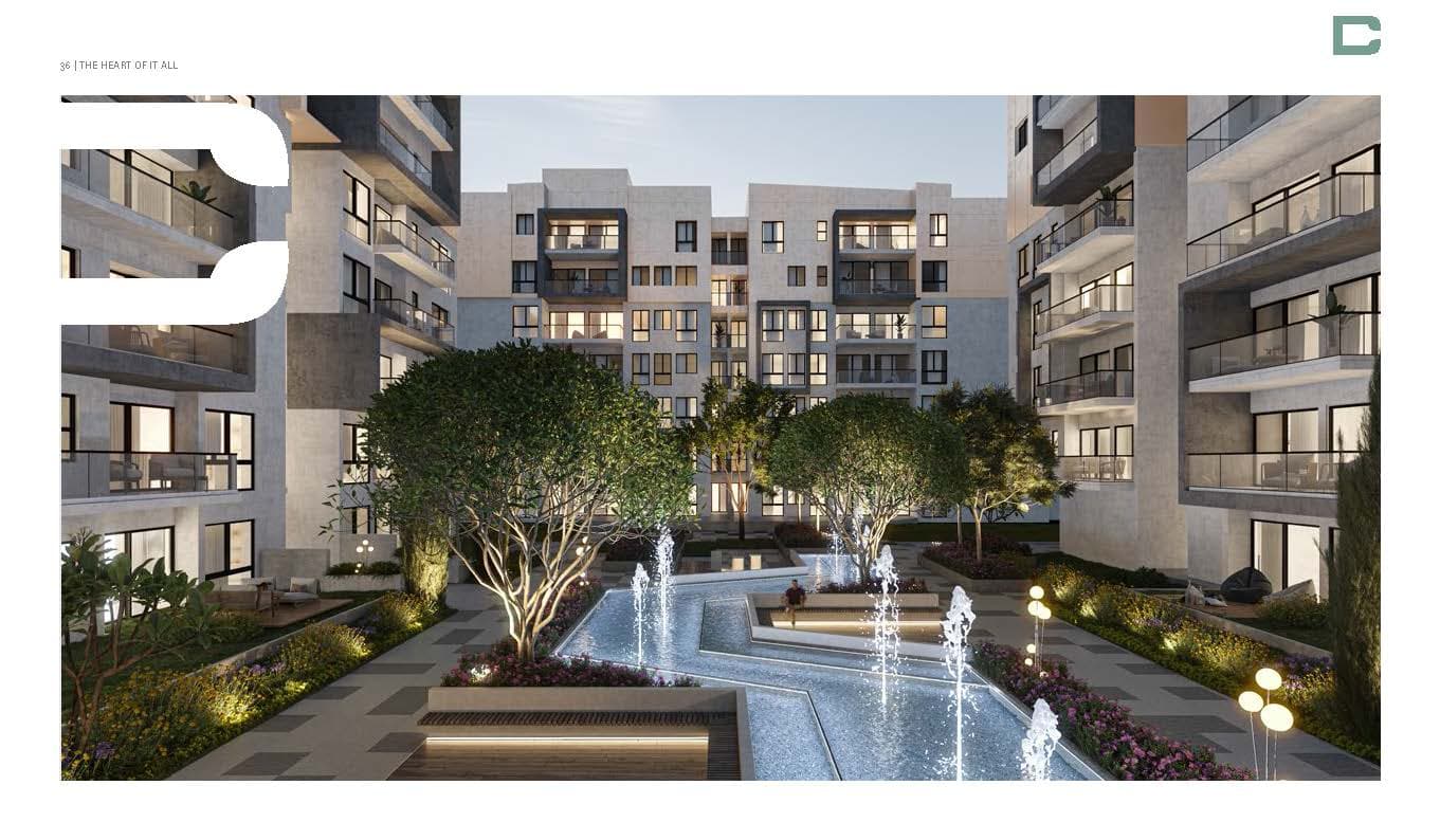 A 3 Bedroom Apartment in Courtyard-Bloomfields by Tatweer Misr