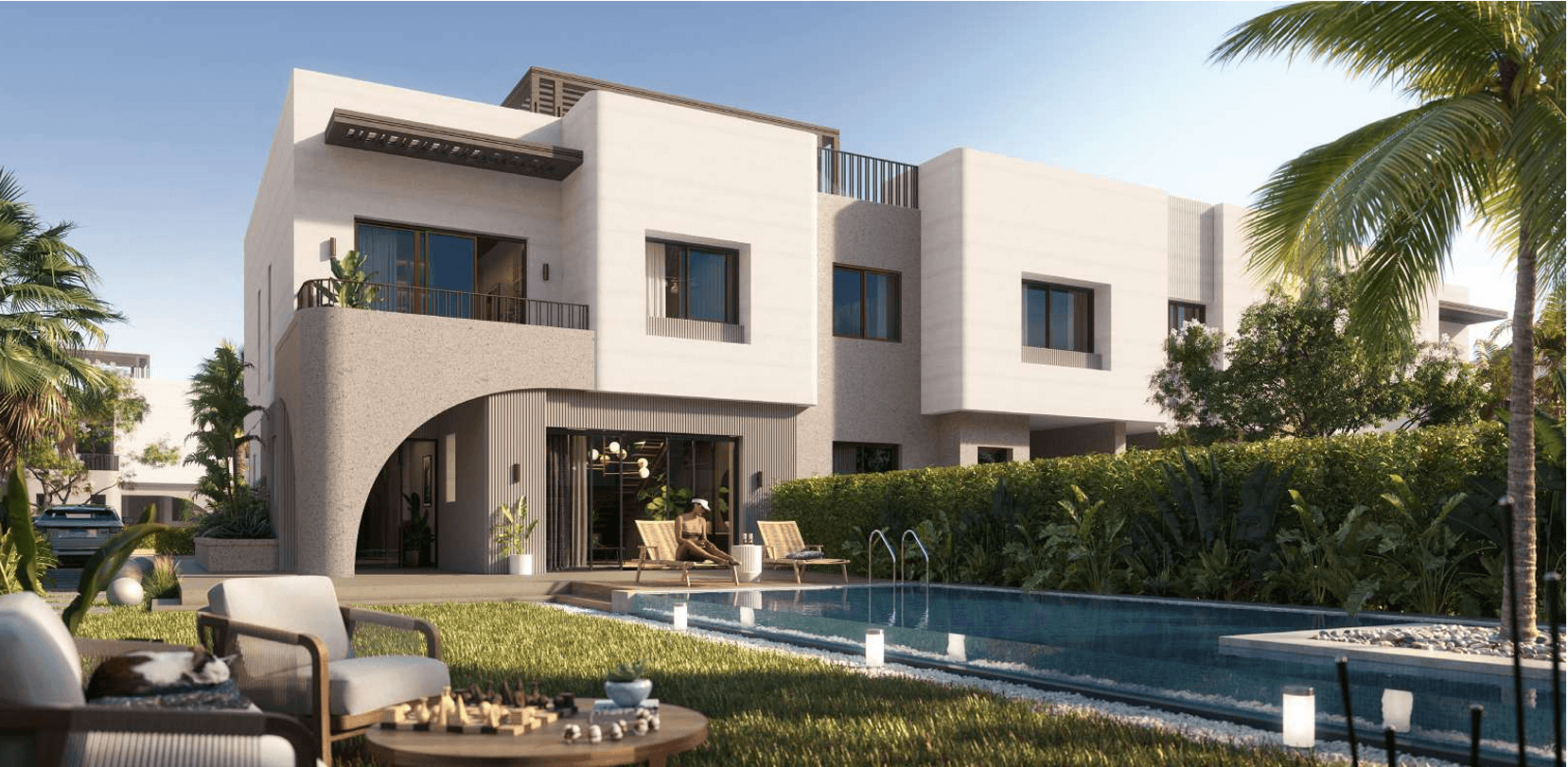 A 4 Bedroom Villa in Green Valley by Orascom Development Egypt