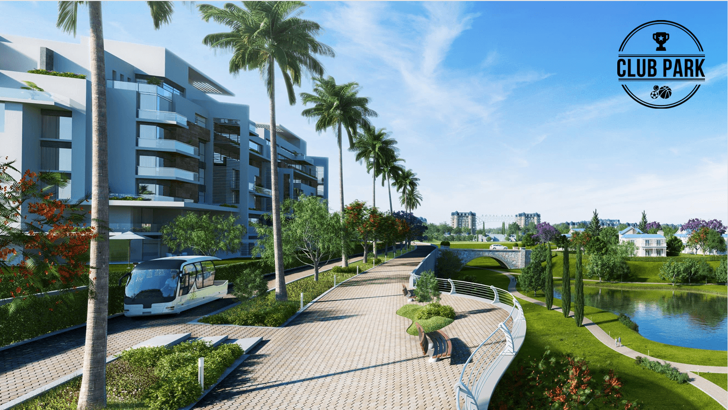 A 3 Bedroom Duplex in Club Park- ICity New Cairo by Mountain View