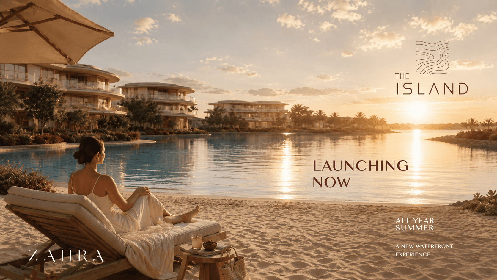 A 2 Bedroom Apartment in The Island - Zahra by Morshedy Group