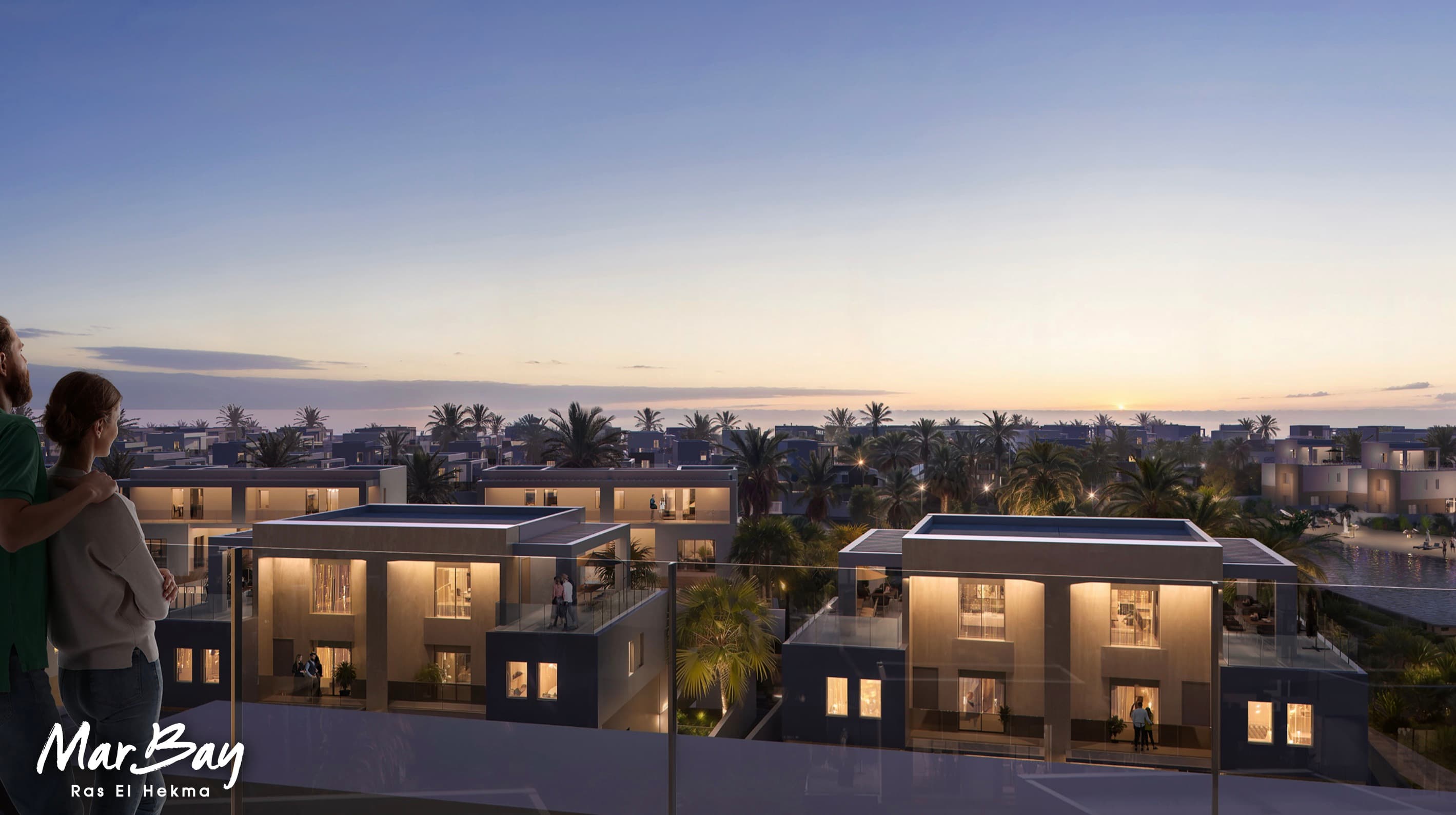 A 2 Bedroom Chalet in Mar Bay - Ras El Hekma by Al Marasem Development