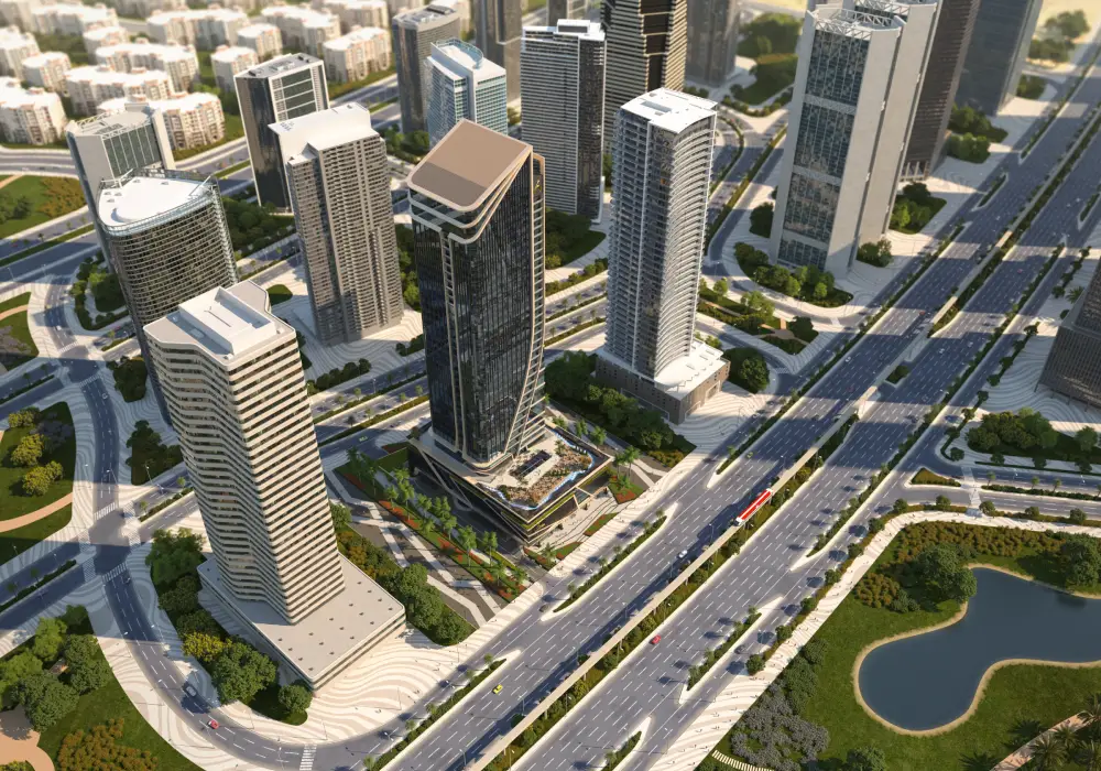 A 0 Bedroom Retail in 6ixty Iconic Tower by Al - Borouj Misr Developments Group (ABM)