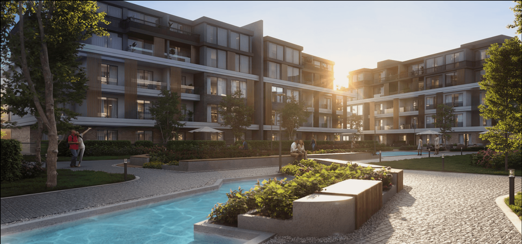 A 2 Bedroom Apartment in Nurai by Mercon Developments