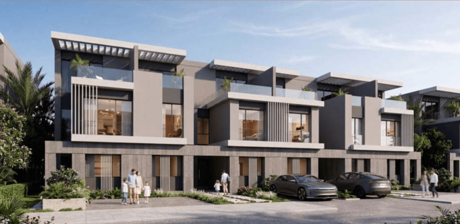 A 3 Bedroom Townhouse in Vallis by Sky AD Developments