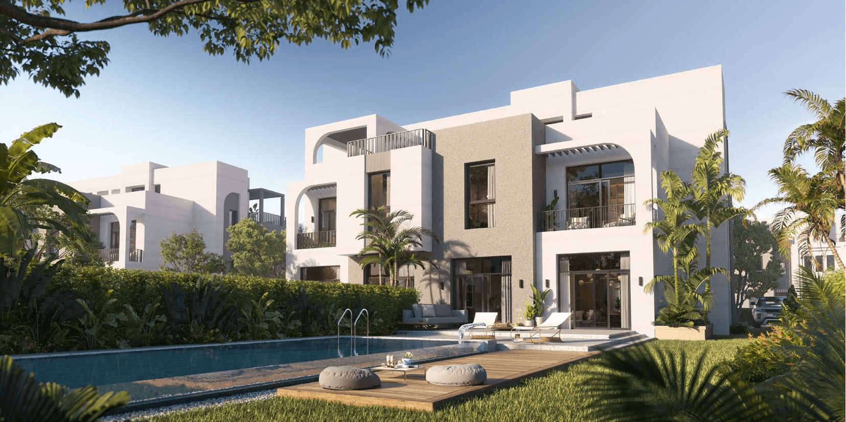 A 4 Bedroom Villa in Green Valley by Orascom Development Egypt