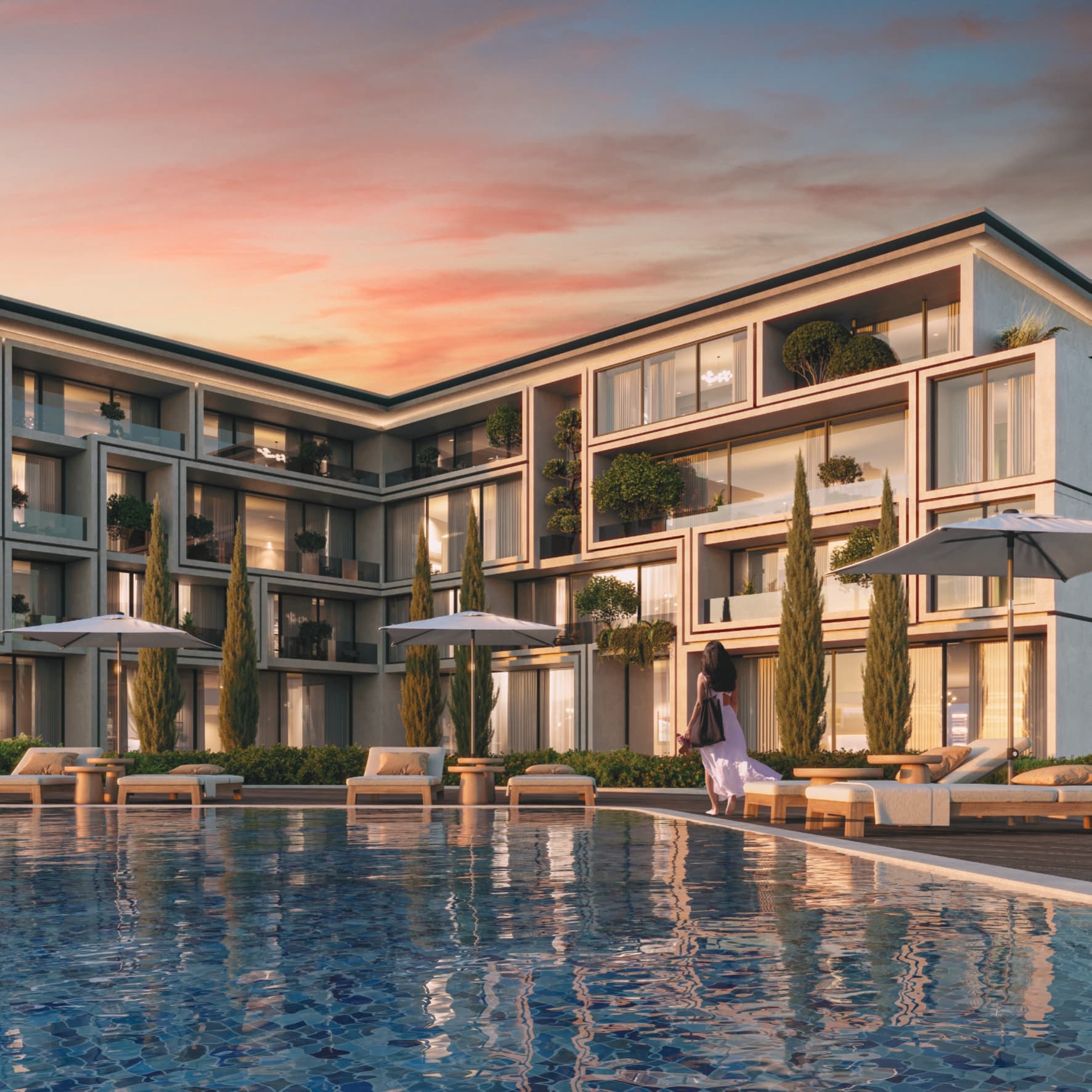 A 1 Bedroom Apartment in The V Residence - Villagio by Modon Egypt